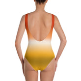 Butch Lesbian Pride Ombre Open-back Swimsuit One-piece Swimsuit PRIDE MODE
